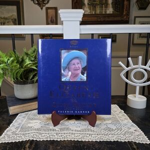 Debrett's QUEEN MOTHER 1900-2002 Hardcover Book | Royal Blue Gold Foiling